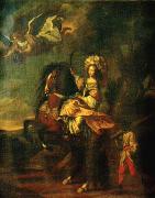 Allegorical painting of Maria Cristina of France unknow artist